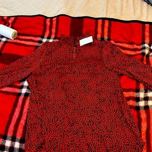 H&M, M, Red and black